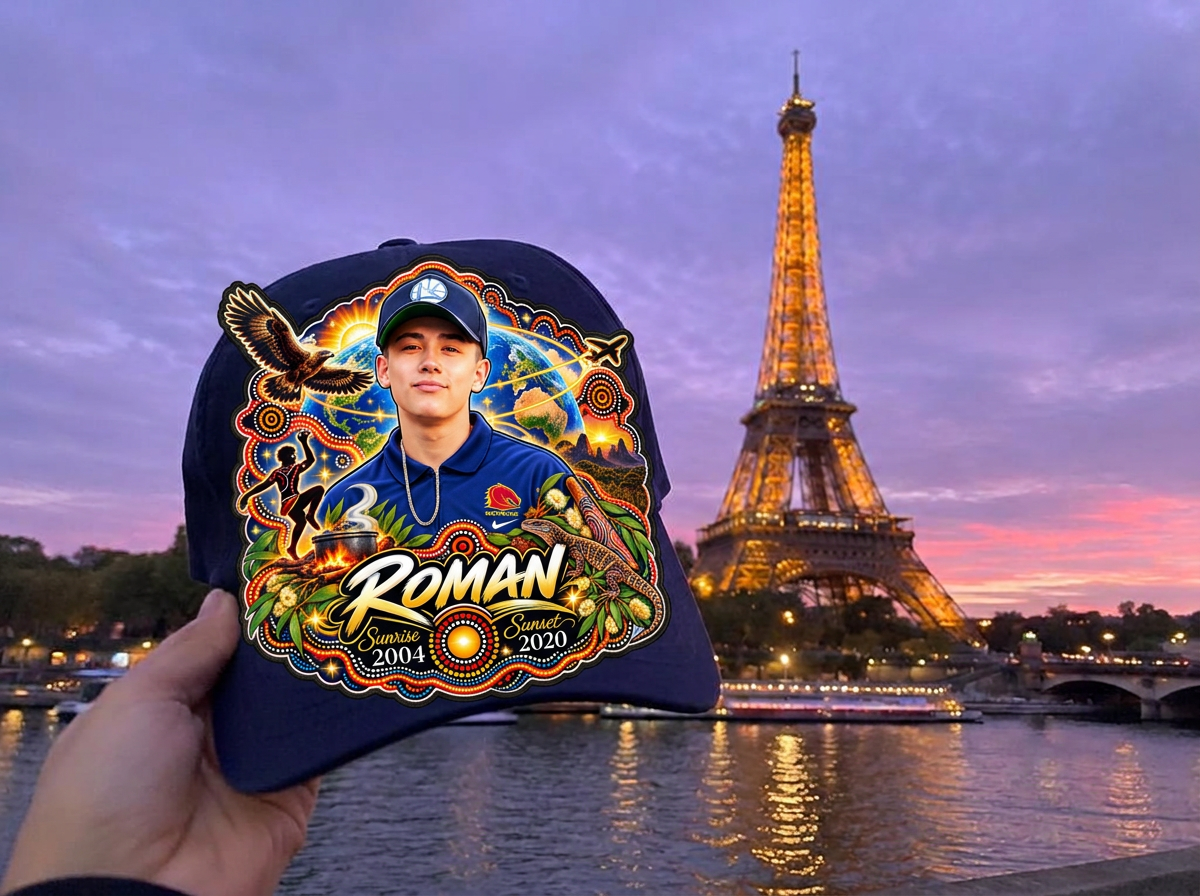 Roman at Eiffel Tower